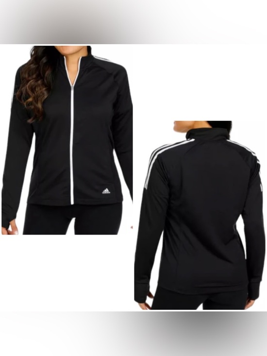 adidas Jackets & Blazers - Adidas Golf 3 Stripes Full-Zip Jacket